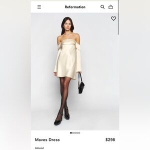 Reformation mave dress PERFECT CONDITION worn once